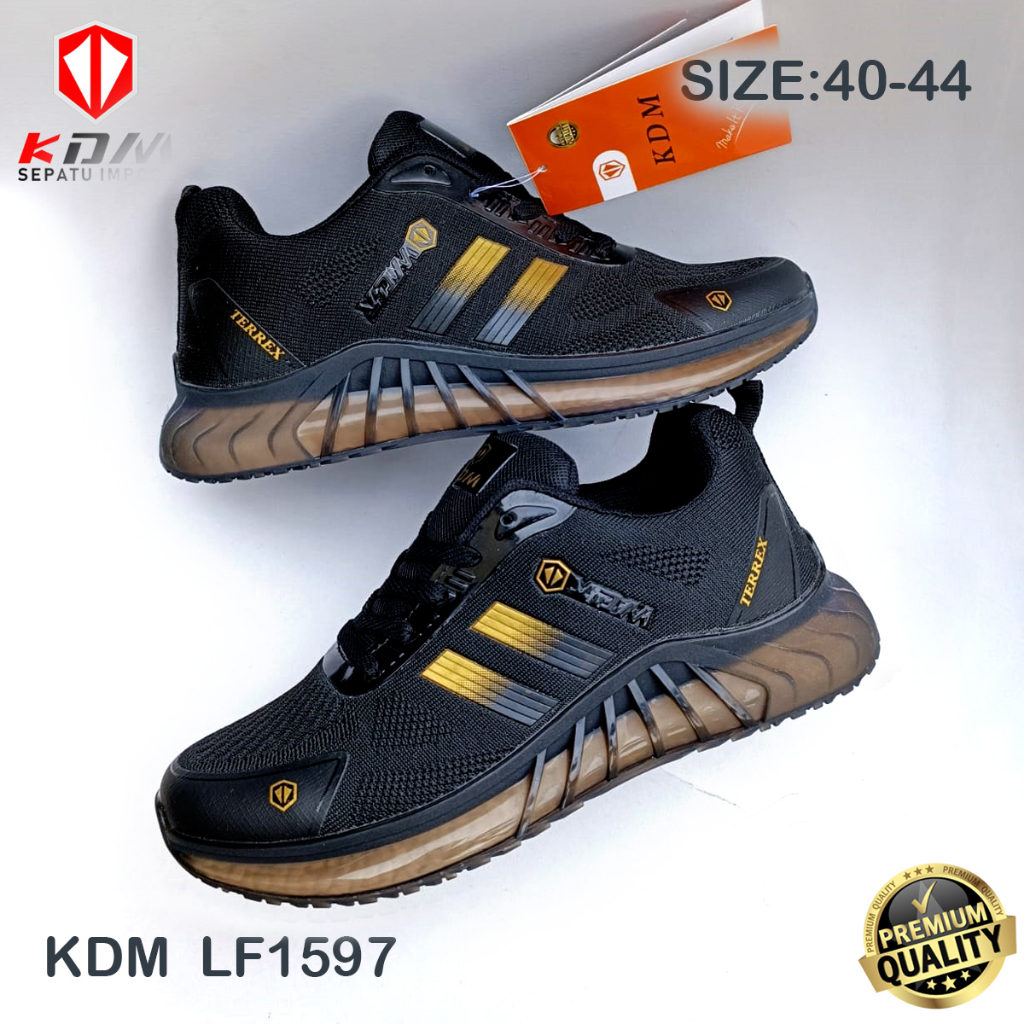 Sepatu Olahraga Sepatu Lari Sepatu Running Sepatu Pria Premium Import KDM LF 1597 TERREX