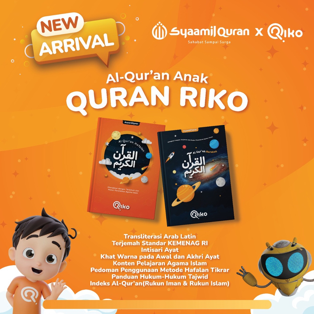 Al Qur'an Hafalan Anak Riko The Series A5 + Box