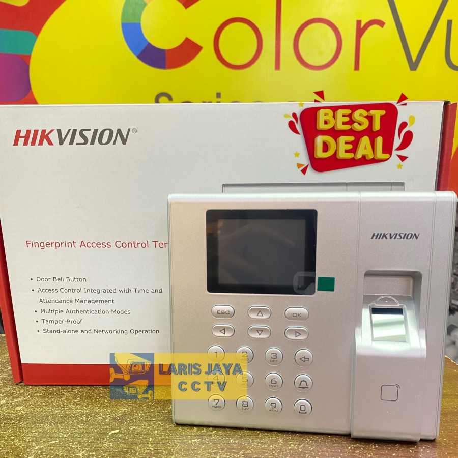 Mesin Absensi Fingerprint Hikvision DS-K1T8003MF