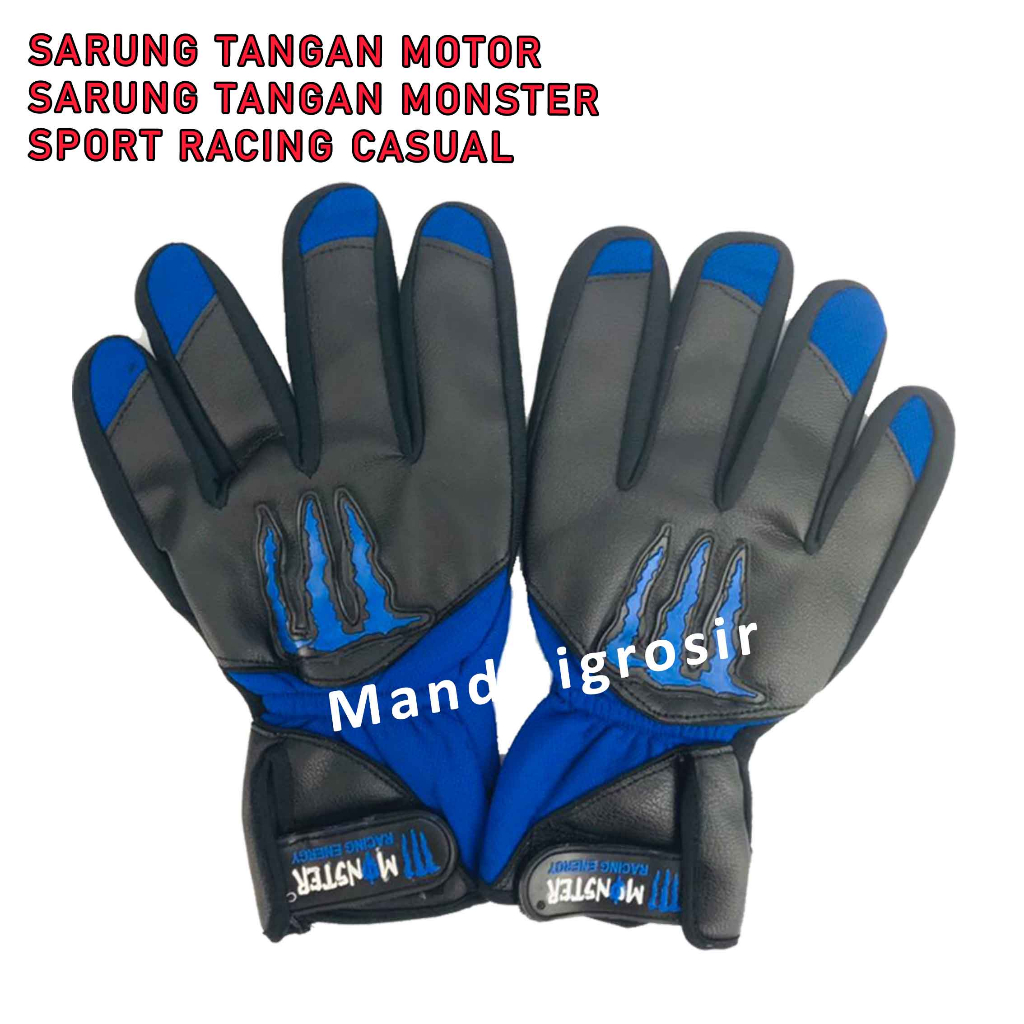 Sarung Tangan Motor * Sarung Tangan Monster * Sarung Tangan Sport Racing * Allsize