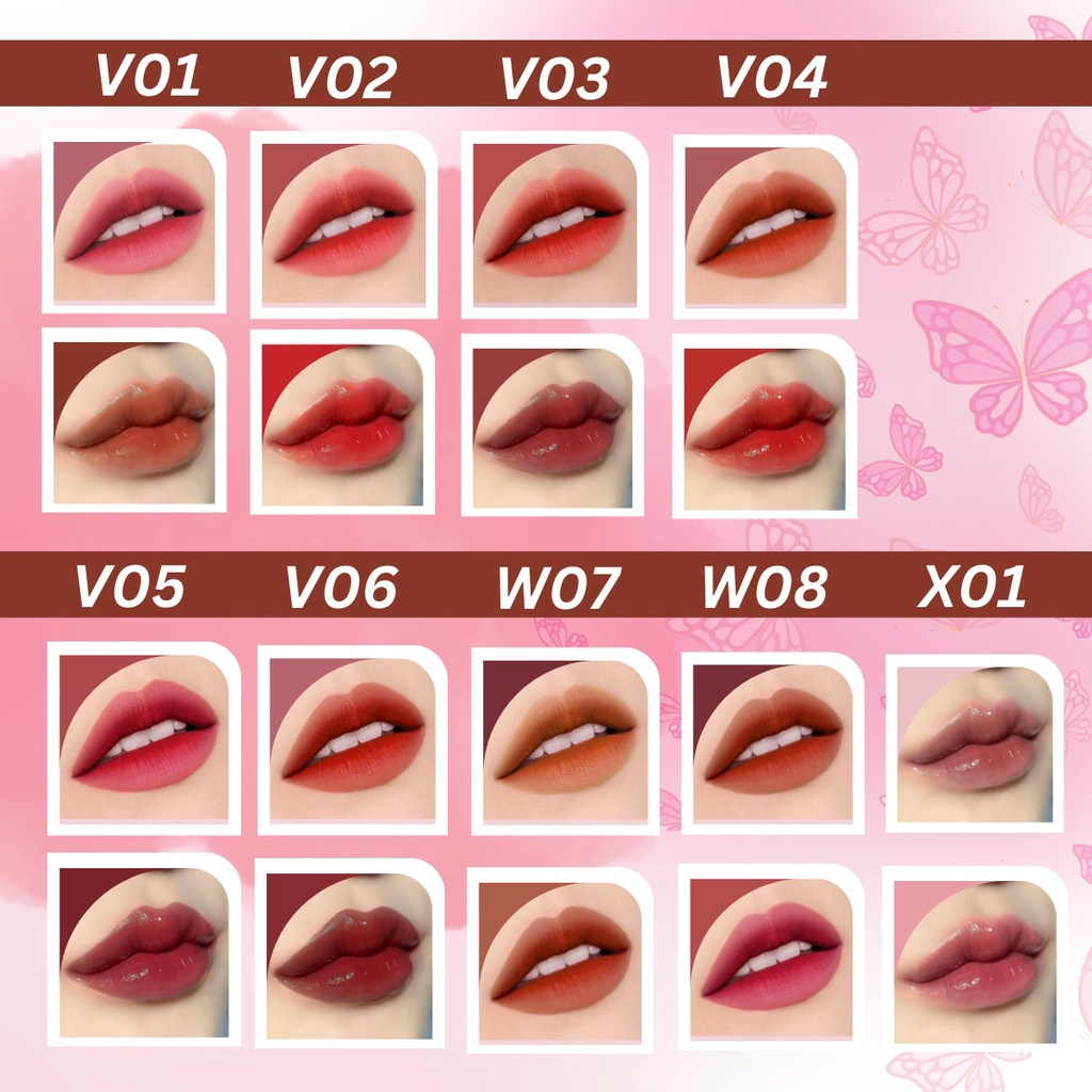 FEALI 2IN1 LIP MISTY VELVET AND LIP TINT DUAL ENDED VELVET MATTE DOUBLESENSE LIPSTICK