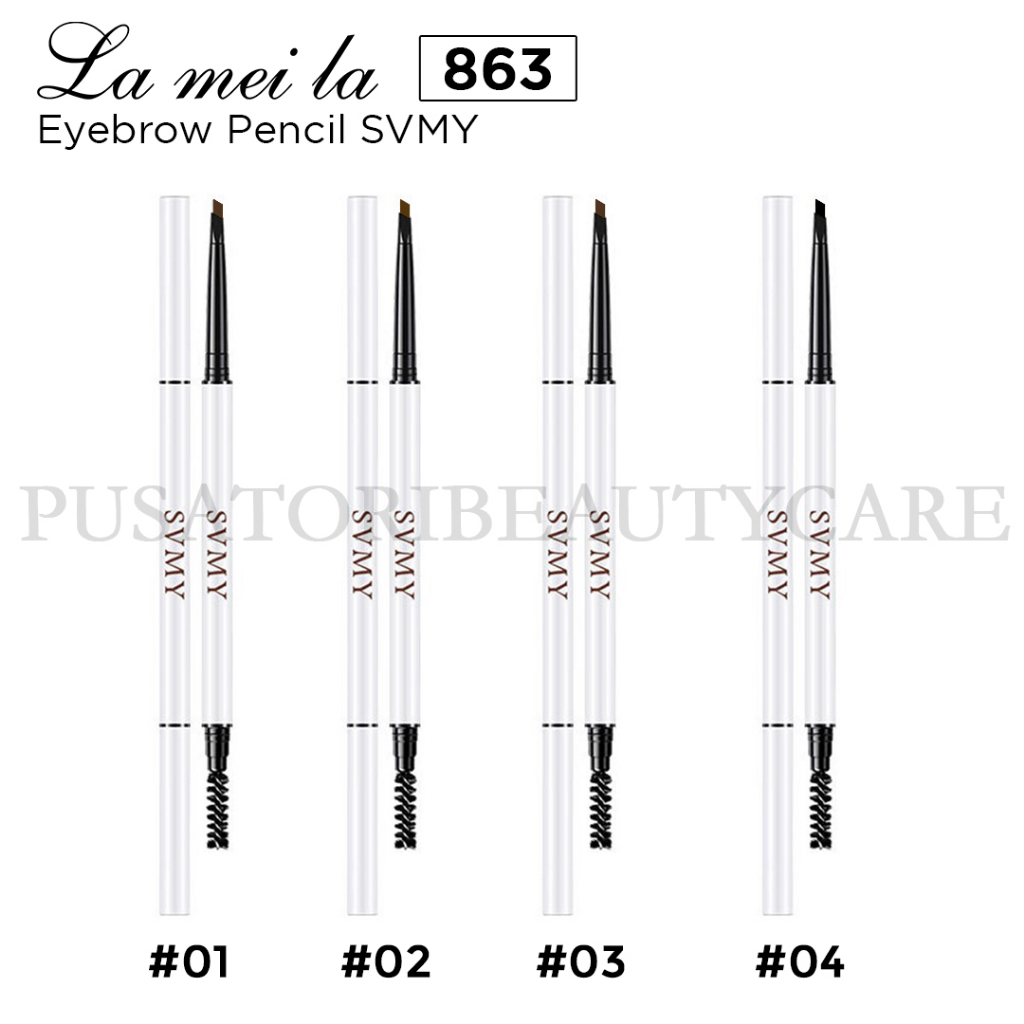 SVMY 863 Eyebrow Pencil Double Head Waterproof Pinsil Alis