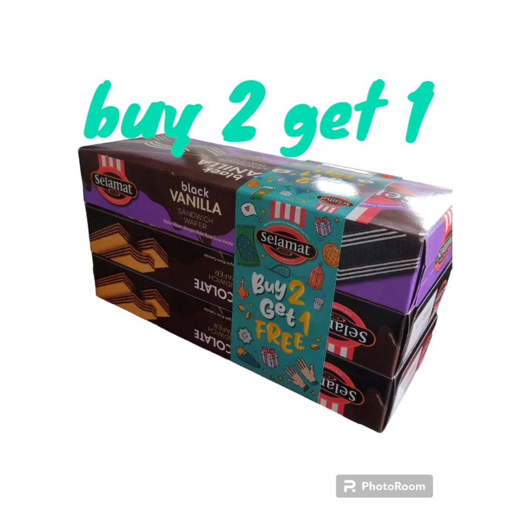 Wafer Selamat 145 gram Buy 2 Get 1