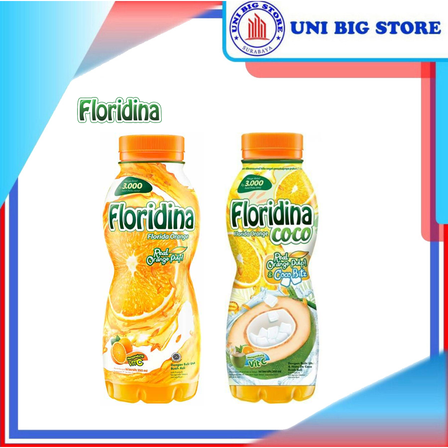 

Floridina Orange Pulp & Coco Bitz Drink 350 ml Minuman Vit C