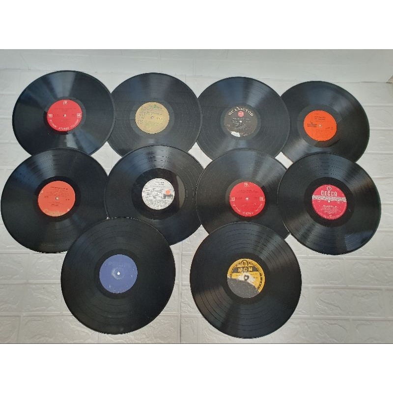 Borongan Vynil / Piringan Hitam Jadul Lagu Barat