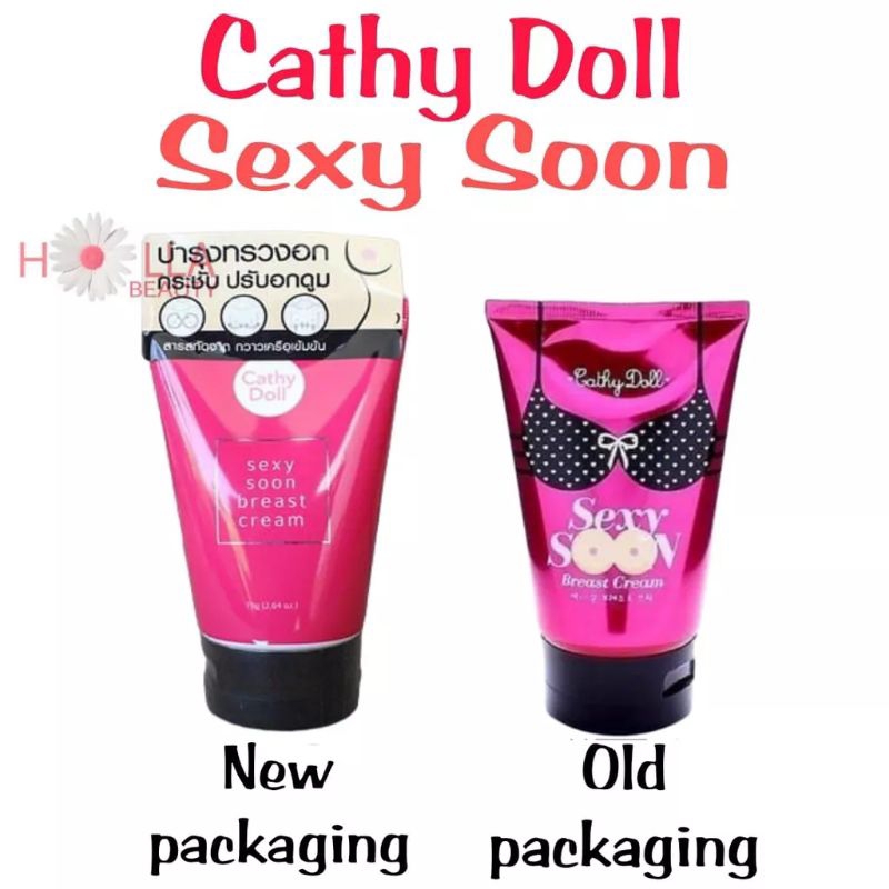 SEXY SOON BREAST CREAM BY CATHY DOLL (cream pembesar payudara)