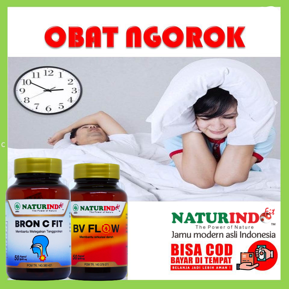Obat Ngorok Anti Ngorok Mendengkur Sering Ngorok Anti Mendengkur  Bron C Fit Bv Flow Naturindo