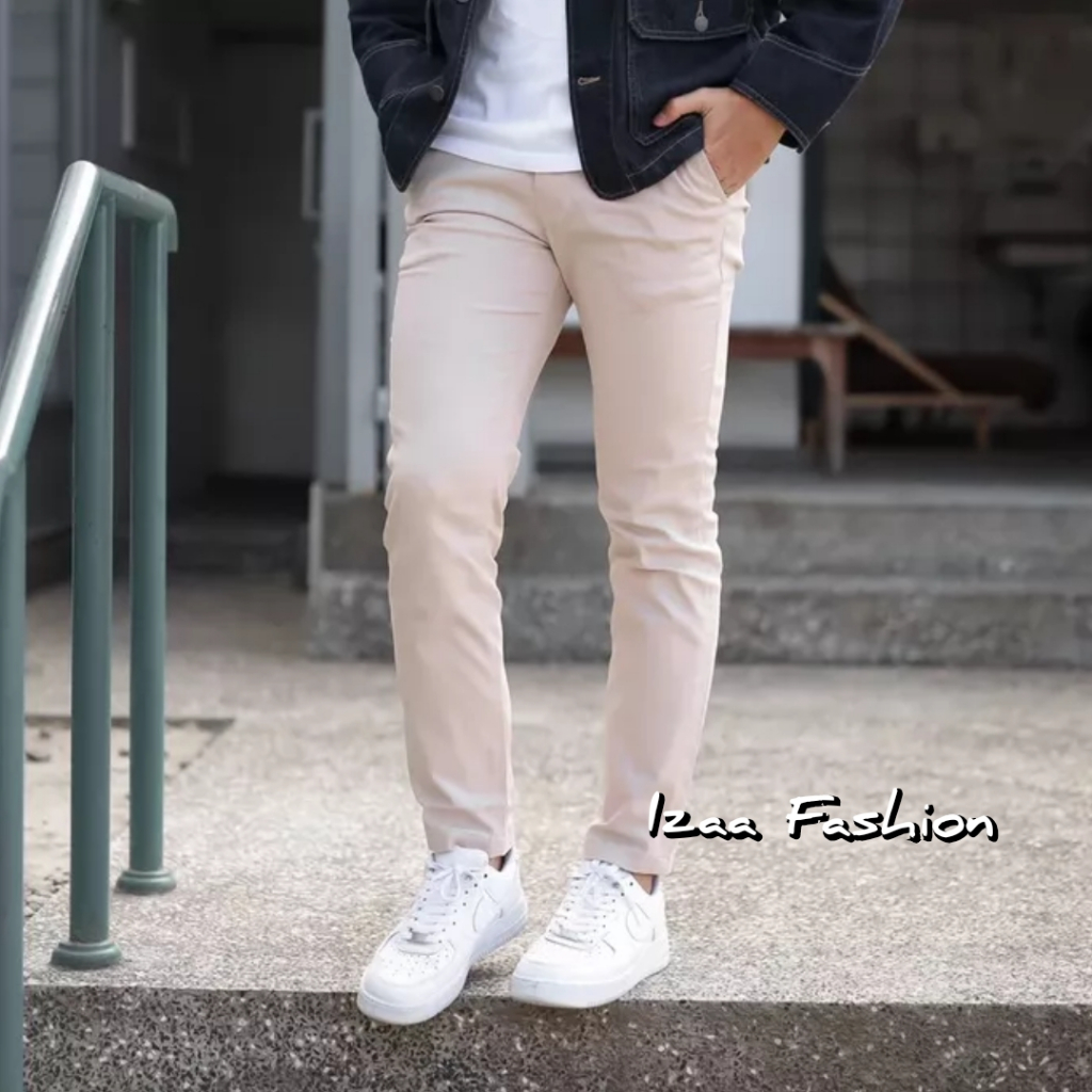 [TERLARIS] CELANA PANJANG PRIA UKURAN 27-38 PREMIUM QUALITY CHINOS SLIMFIT COWOK SKINNY POLOS COWOK