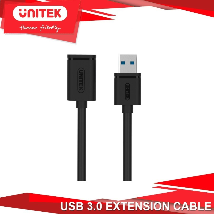 UNITEK Y-C458GBK Extension Cable USB 3.0 Male to Female 1.5m Kabel USB