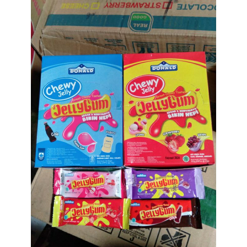 

jelly gum isi 24 pcs sekotak