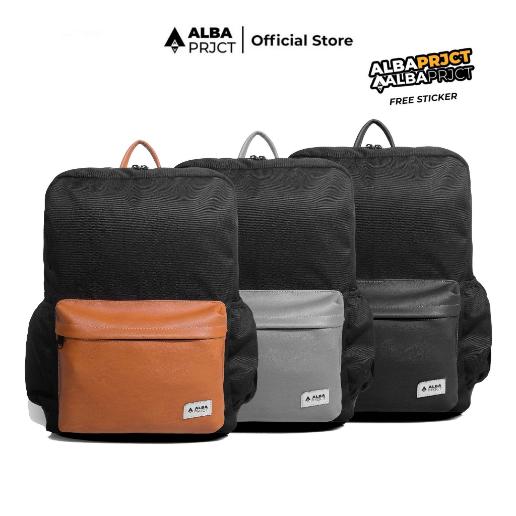 Alba Project - Backpack TEORIA - Tas Ransel Laptop Pria Wanita