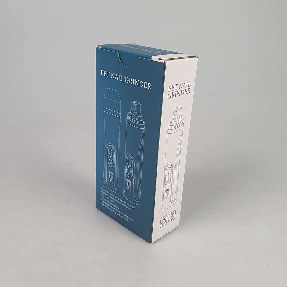 Gunting Kuku Hewan Elektrik LED Trimmer USB Rechargeable Pemotong Perawatan Kuku Hewan Rechargeable Berkualitas