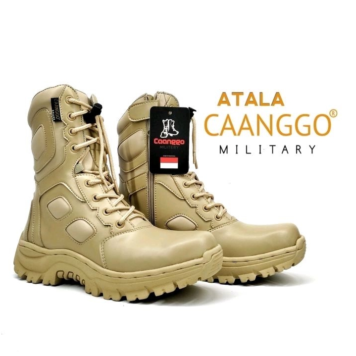 Caanggo - Sepatu pdl tactical outdoor boots safety C-2ATL CREAM