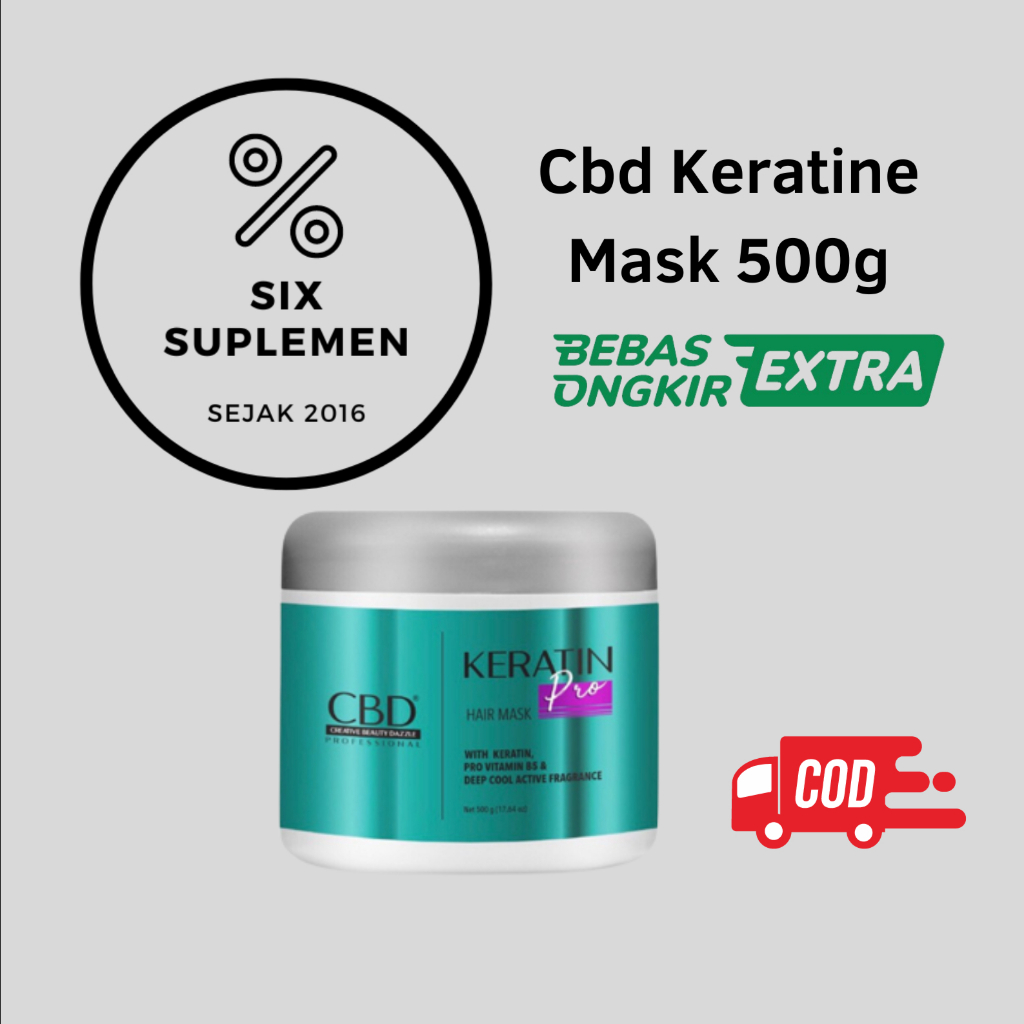 MASKER KERATIN CBD Hair mask Perawatan Keratin 500gr