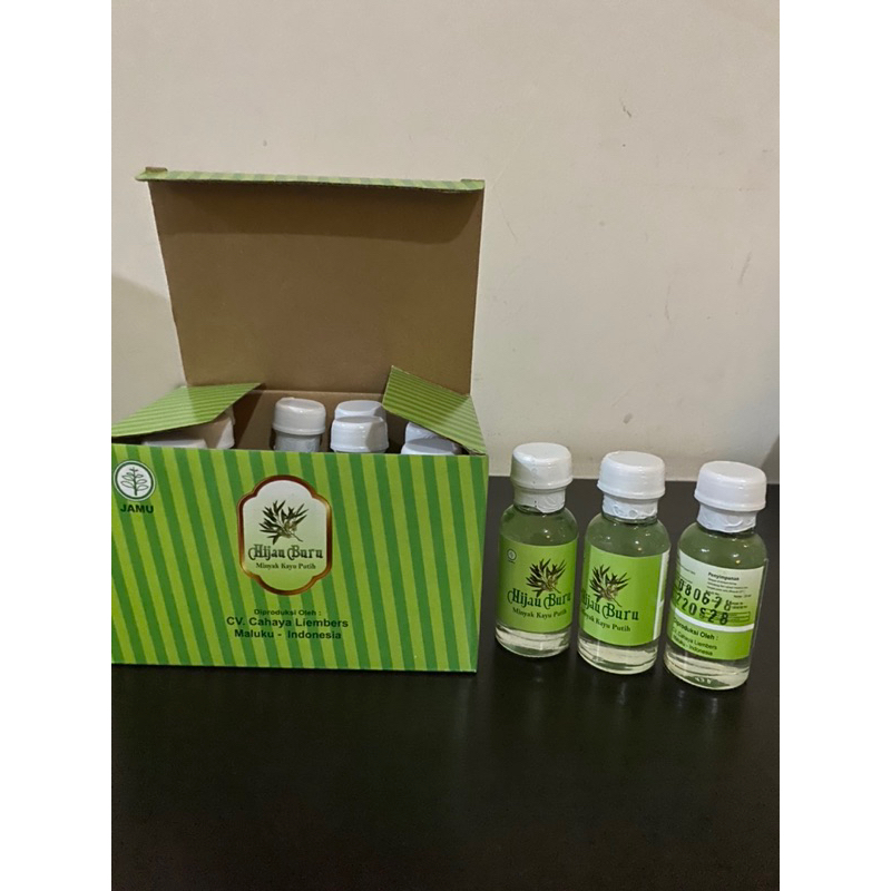 Minyak Kayu Putih Hijau Buru 25ml BPOM Asli Ambon