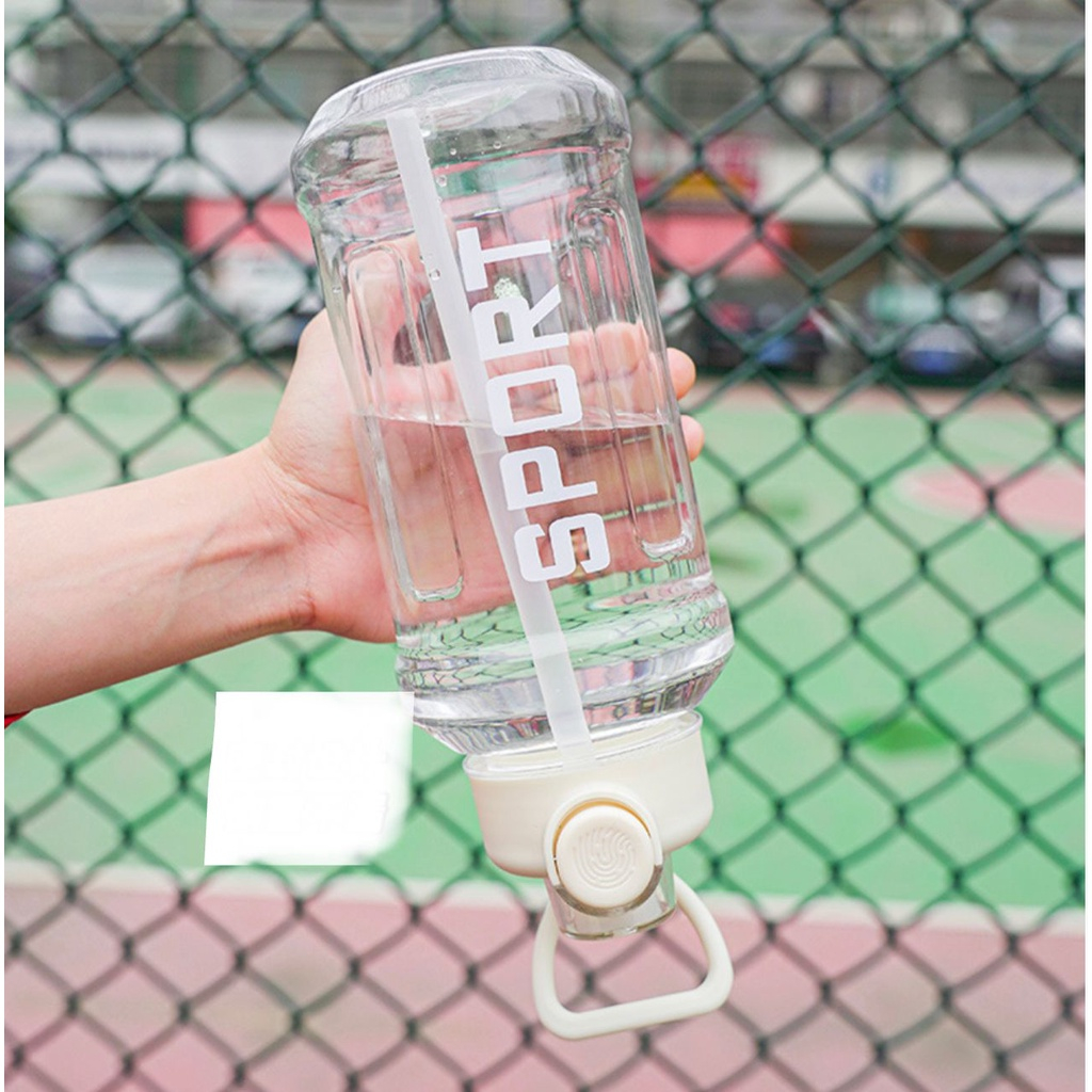 Botol Minum Bening Botol Minum Jumbo Sport HX 743 Kapasitas 1300ml BPA Free