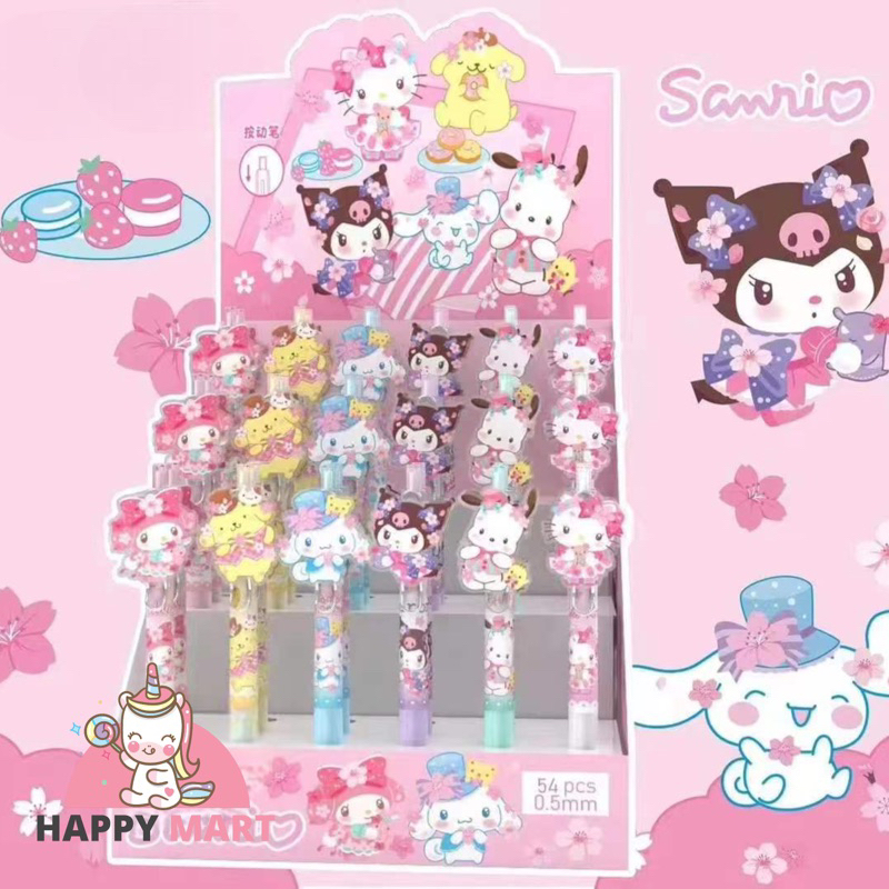 

Pulpen Sanrio sakura edition kuromi / melody / cinnamoroll