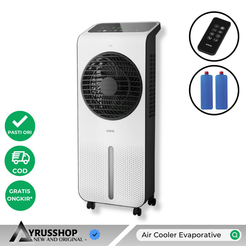 Air Cooler Evaporative Kris Fitur Ionizer Angin Kencang Hemat Listrik