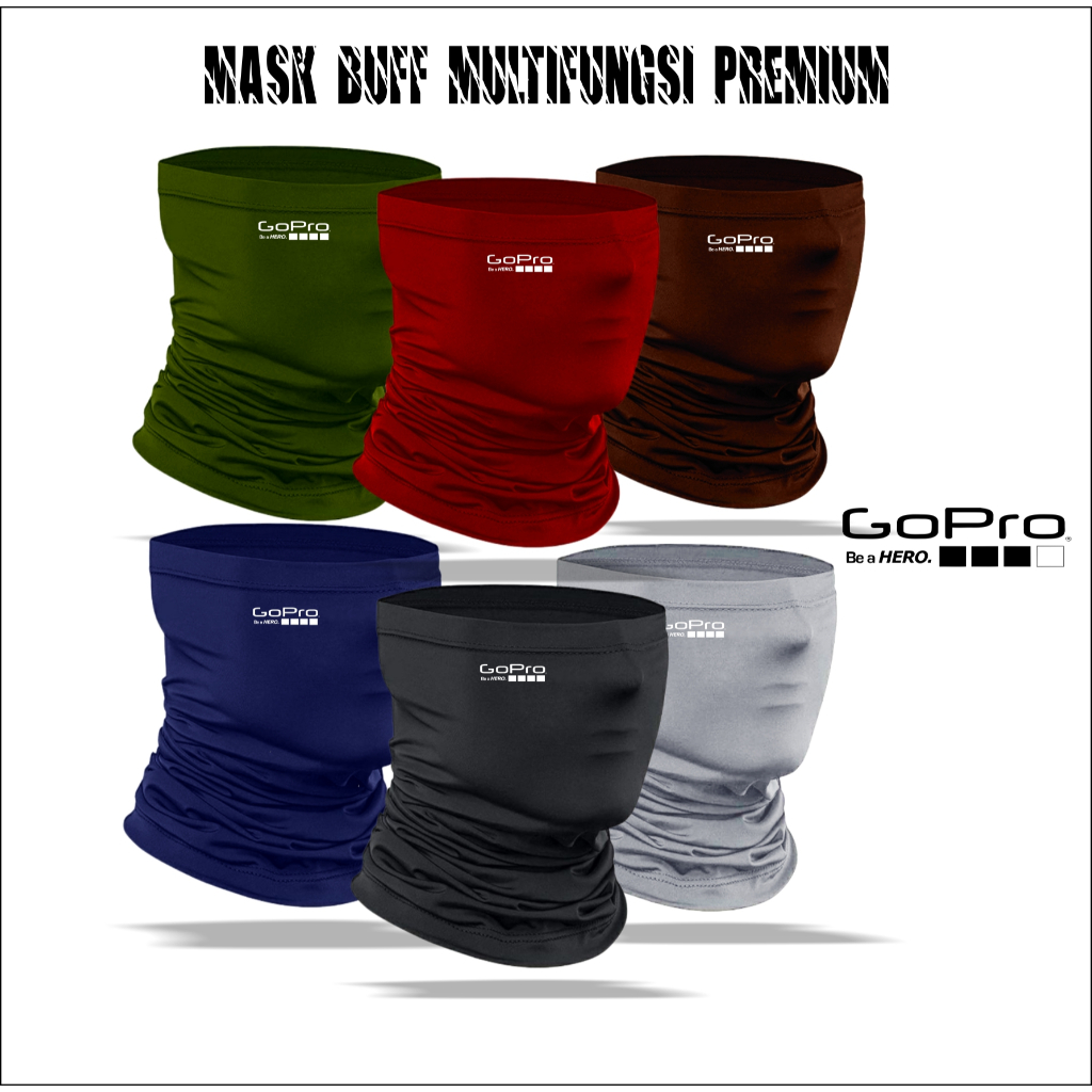 Mask Buff Multifungsi Premium Pengendara Motor Gopro