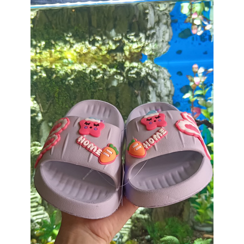 Now Hilo’s Sandal Anak Perempuan / Sandal Selop Anak Perempuan Karakter Rabbit / Sandal Anak Bahan Eva / Sandal Anak Viral