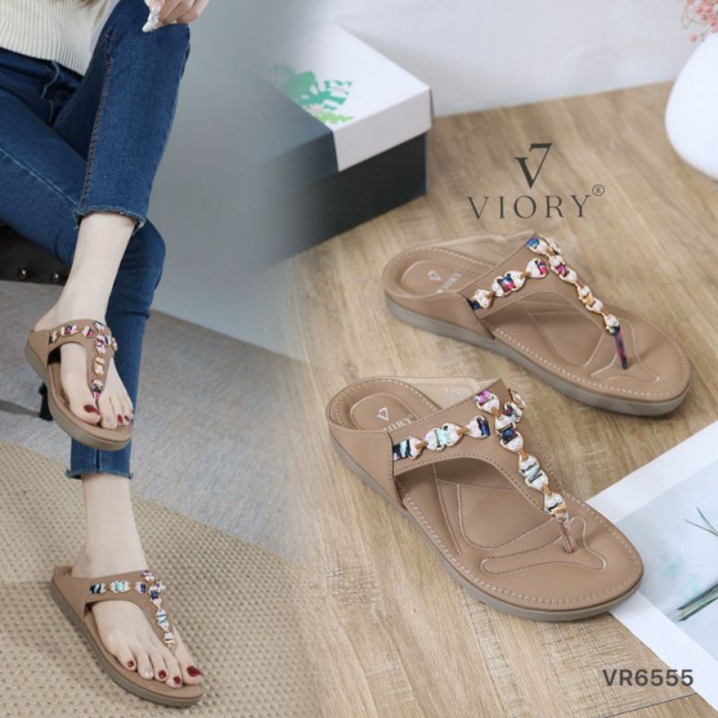 VIORY Sandal Jepit Shoes #VR6555 ORIGINAL