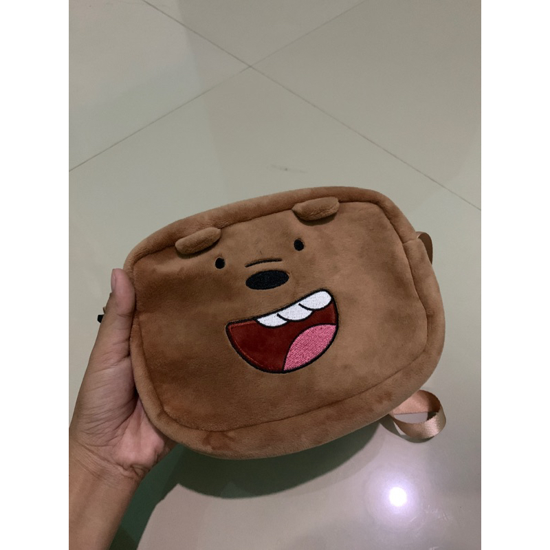 PRELOVED SLINGBAG MINISO WE BARE BEARS