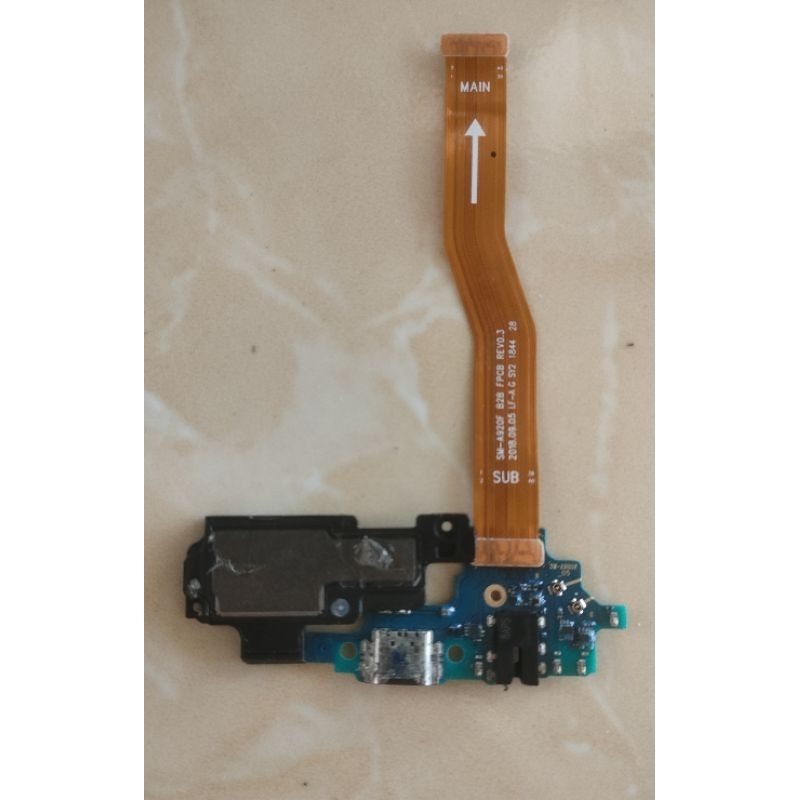 BOARD CHARGER PAPAN CAS FLEKSIBEL CAS BUZZER MIC SAMSUNG A9 2018 A920F ORI COPOTAN
