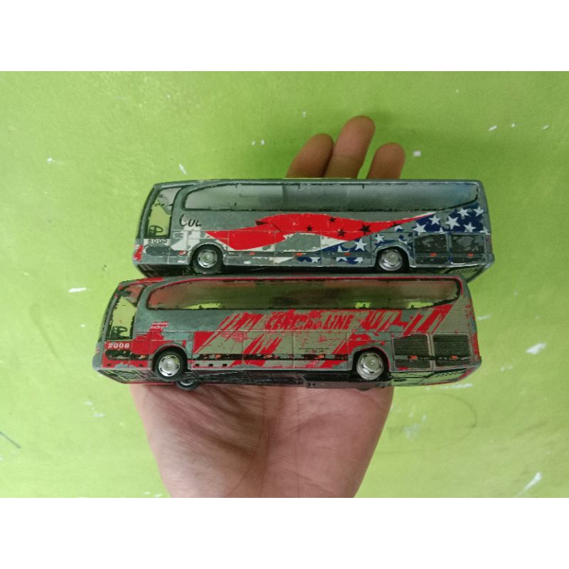 Sepaket Bus Realtoy Mercedes Benz Travego loose junk