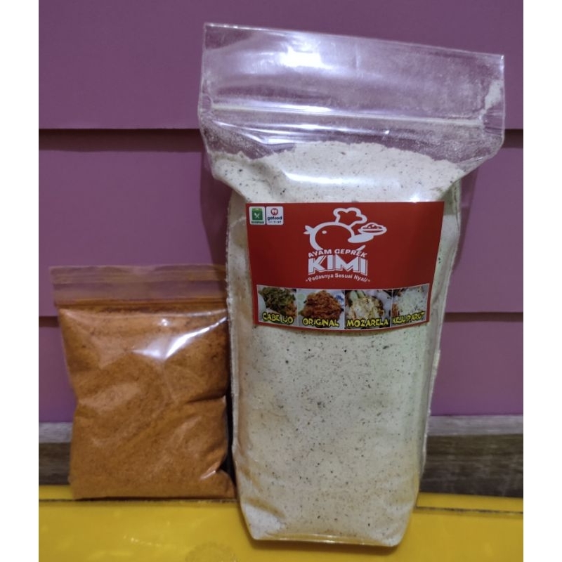 

paket Tepung biang 500gr, free marinasi original 500gr.