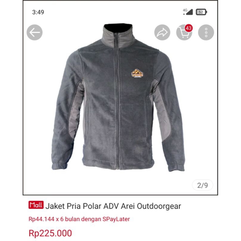 JAKET POLLAR AREI