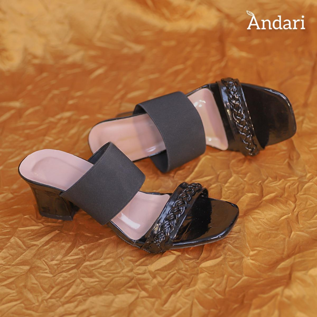 CACTUS Sepatu Sandal Heels Wedges Wanita Hak Tahu Original by Andari