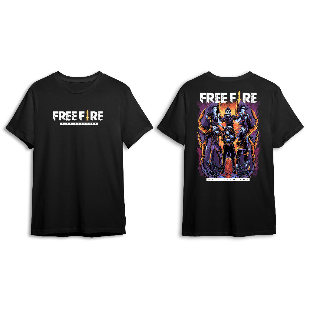 KAOS FREE FIRE BATTLEGROUND GAME FF KEREN
