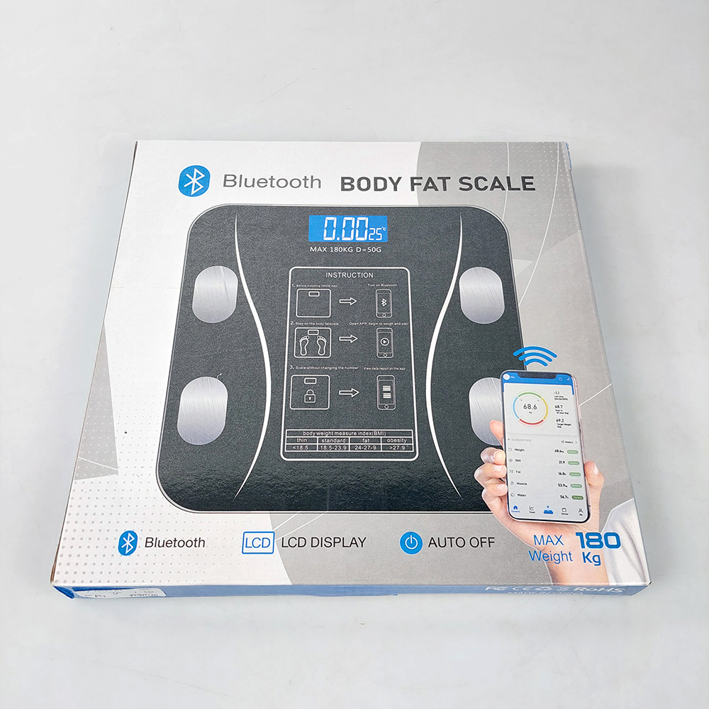 Taffware Digipounds Timbangan Badan Digital Scale 180 KG Battery - SH-Y01 - Black