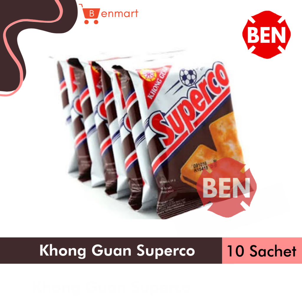 

Khong Guan Superco 1 Renceng 10Sachet Biskuit Malkist Coklat Chocolate