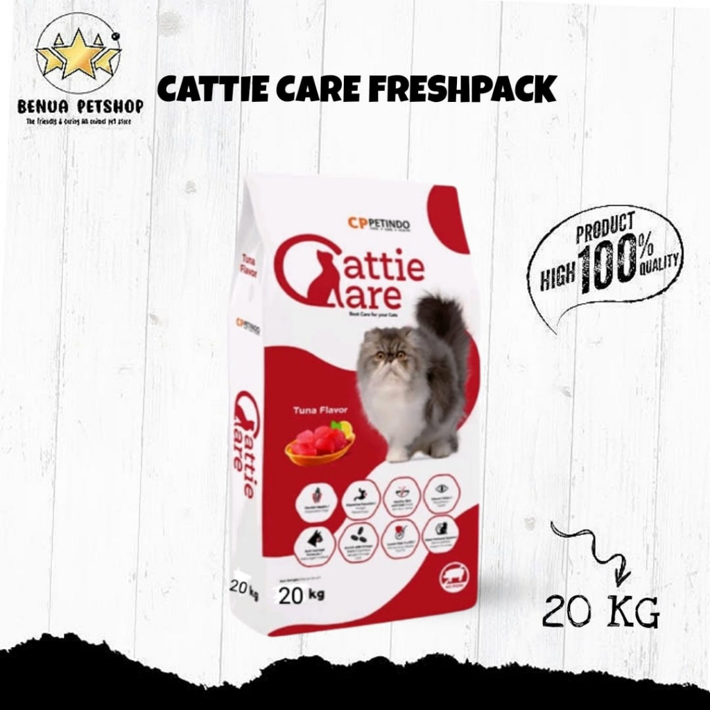 makanan kucing CATTIE CARE FRESHPACK TUNA 20 KG - EKSPEDISI