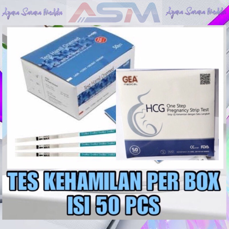 TES HAMIL ONEMED / TES KEHAMILAN / TESPEK BOX ISI 50