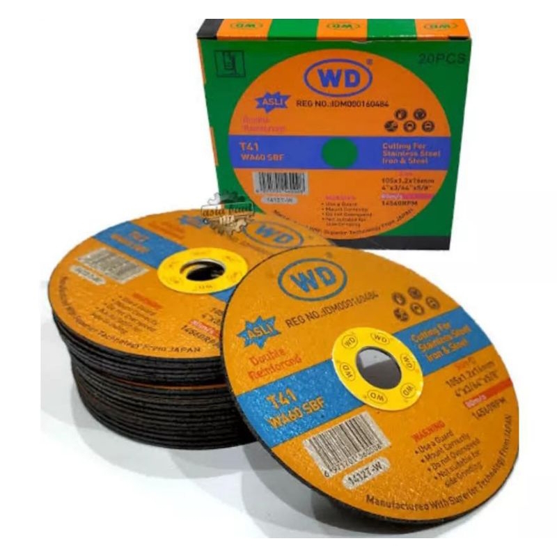 BATU POTONG BESI WD 4" INCHI ASLI