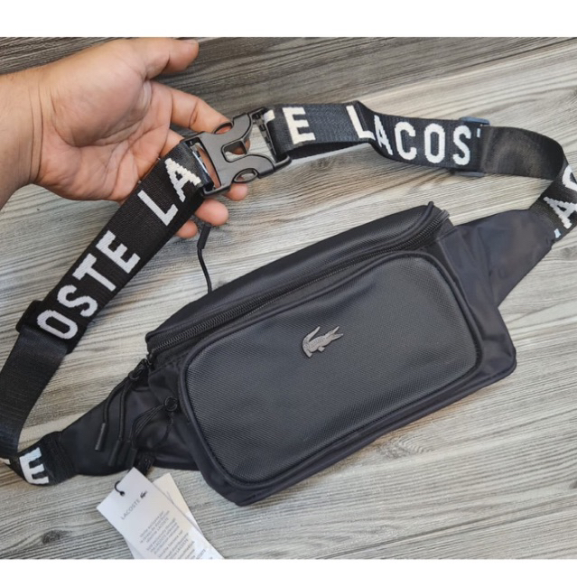 Tas Dada Tas Waistbag/Pinggang Lcoste Pria/Wanita Belt Import