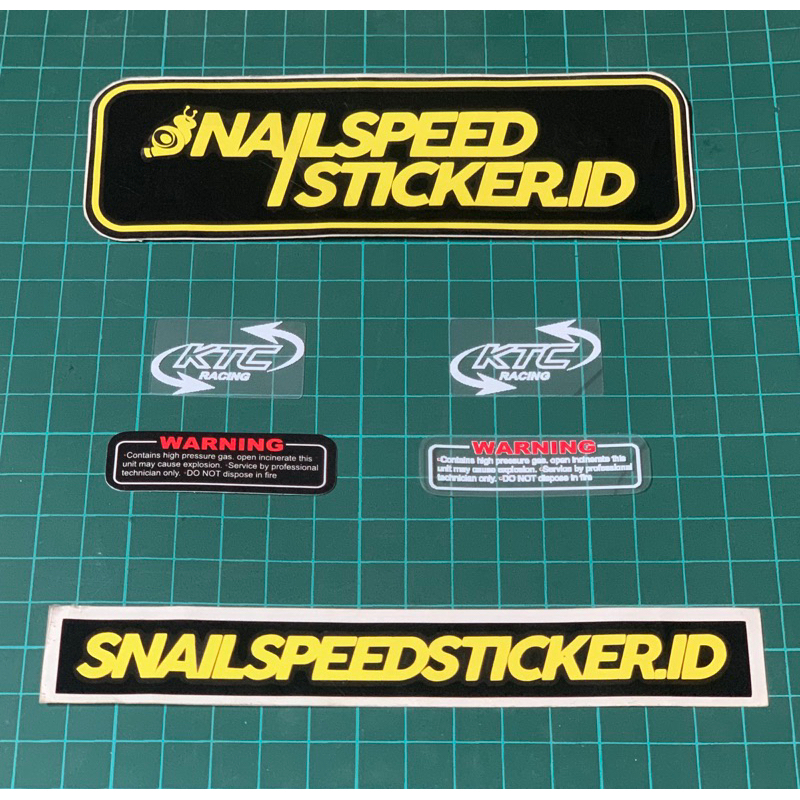 sticker printing uv transparan shockbreaker ktc extreme