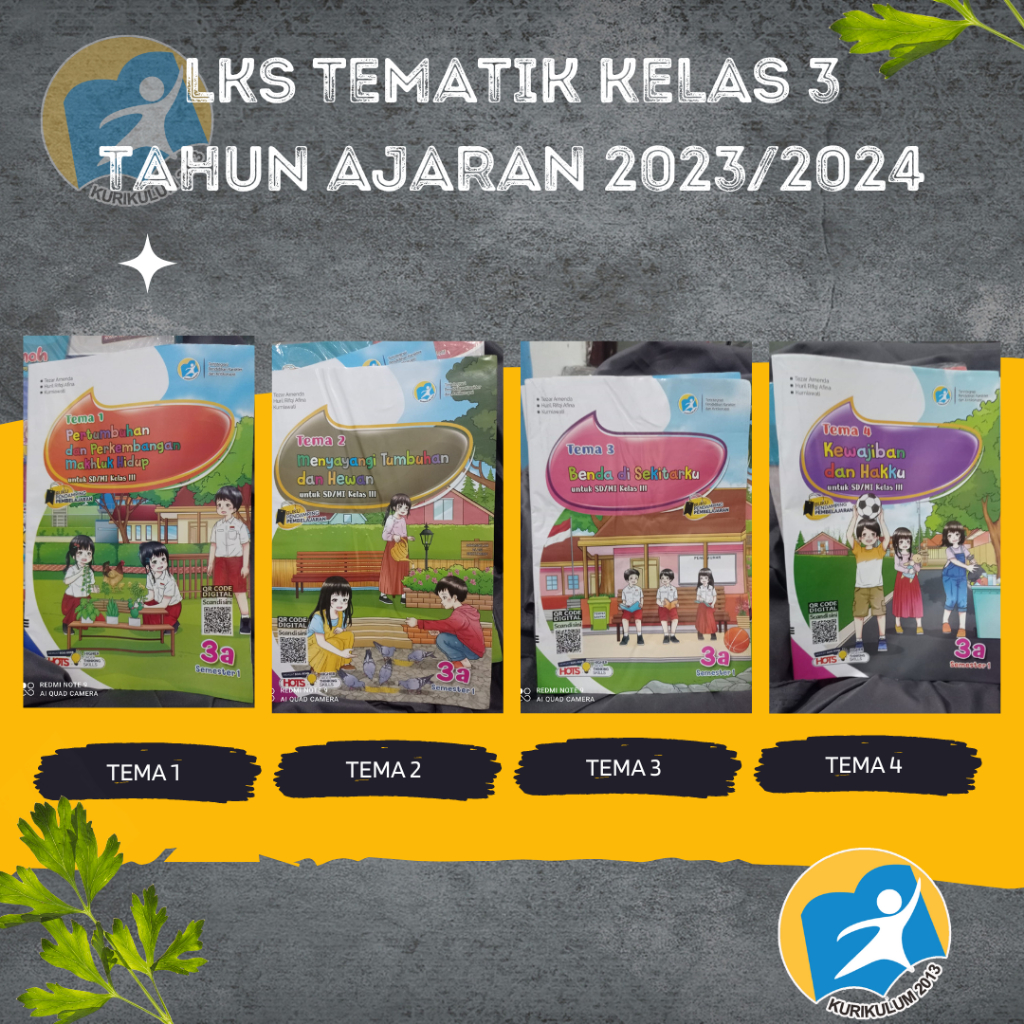 LKS KELAS 3 TEMA 1-4 K.13,TEMATIK PUTRA NUGRAHA