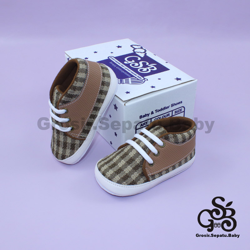 prewalker sepatu bayi laki laki perempuan umur 2 - 12 bulan model casual TARTAN ringan &amp; fleksibel