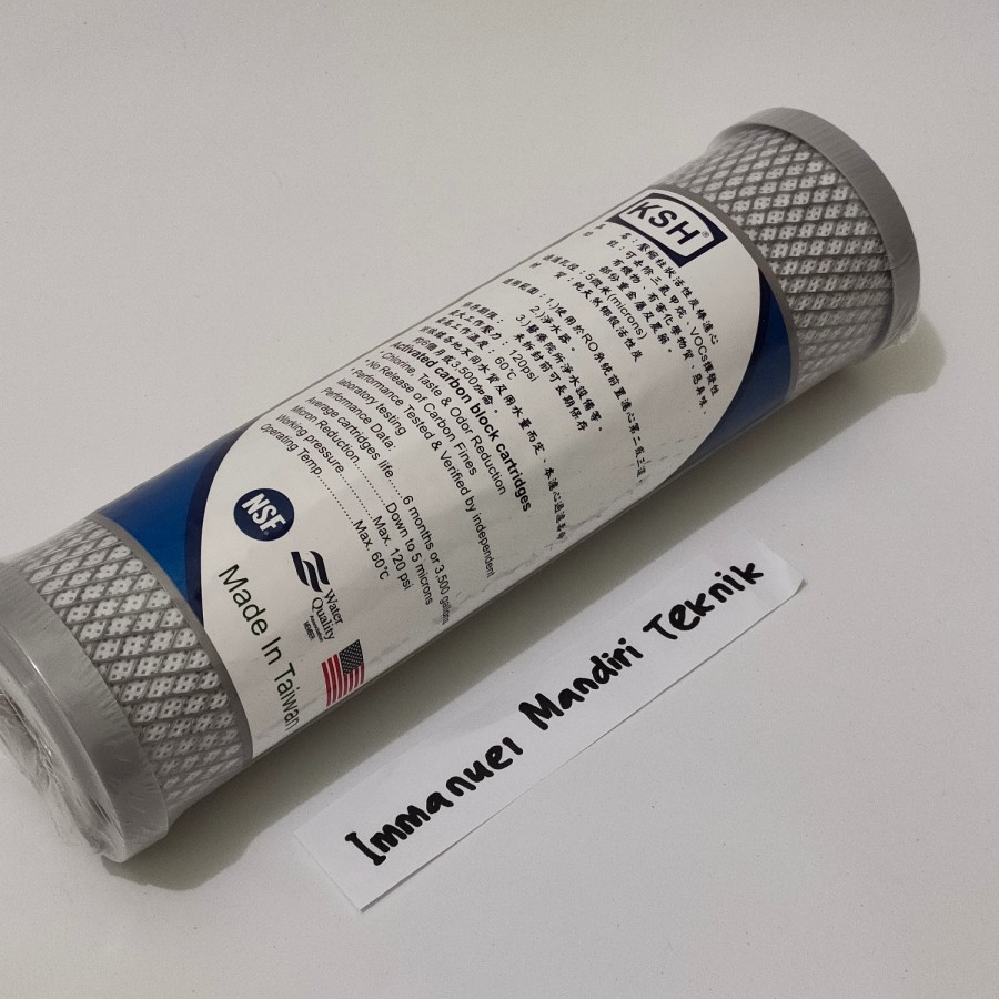 Cto carbon filter 10 KSH / CTO KSH 10 inch Made In Taiwan