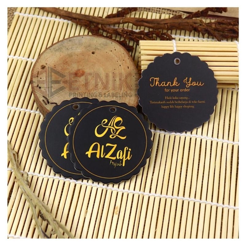 

hangtag tebal premium label pakaian
