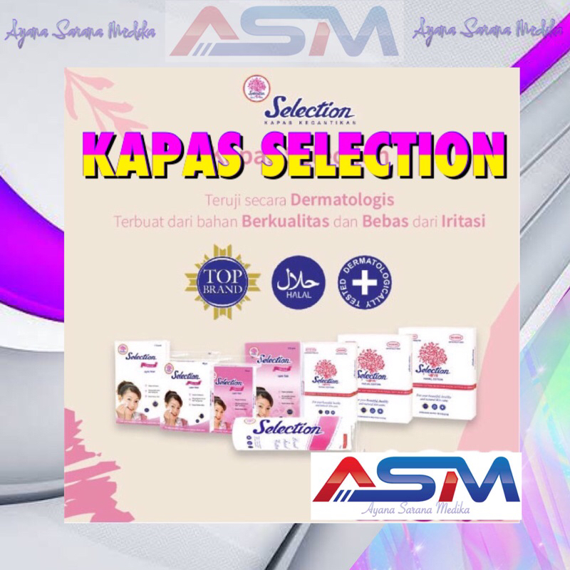 KAPAS WAJAH SELECTION  / KAPAS KECANTIKAN / Kapas Selection Facial Cotton Round Kapas Tipis Toner Pembersih Wajah Bulat | Kotak