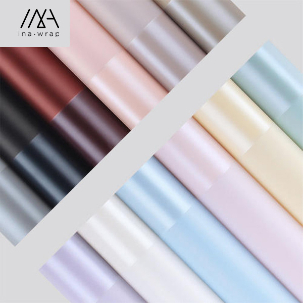 

[20 LBR] Flower wrapping paper/kertas buket bunga BOPP list pastel