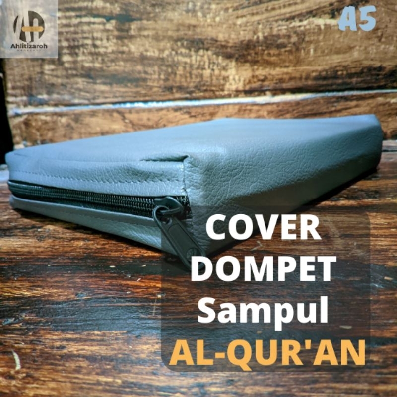 Cover Sampul Al-qur'an | Sarung Sampul Al-qur'an | Dompet Sampul Al-qur'an Resleting Untuk Uk A5 Ter