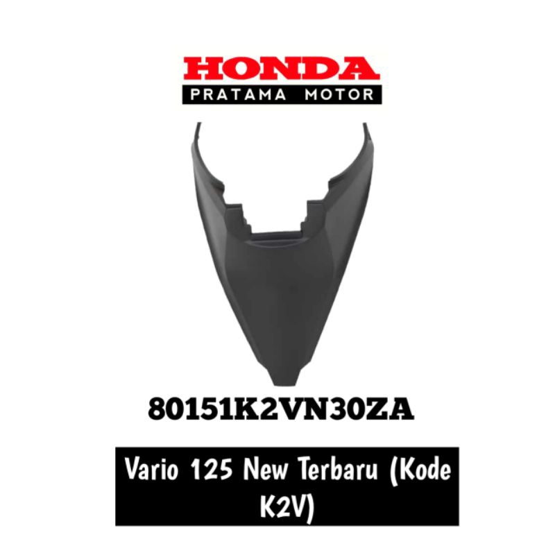 Cover Body Tengah Vario 125 New K2V Cover Center Hitam Honda Vario 125 eSP K2V 80151K2VN30ZA