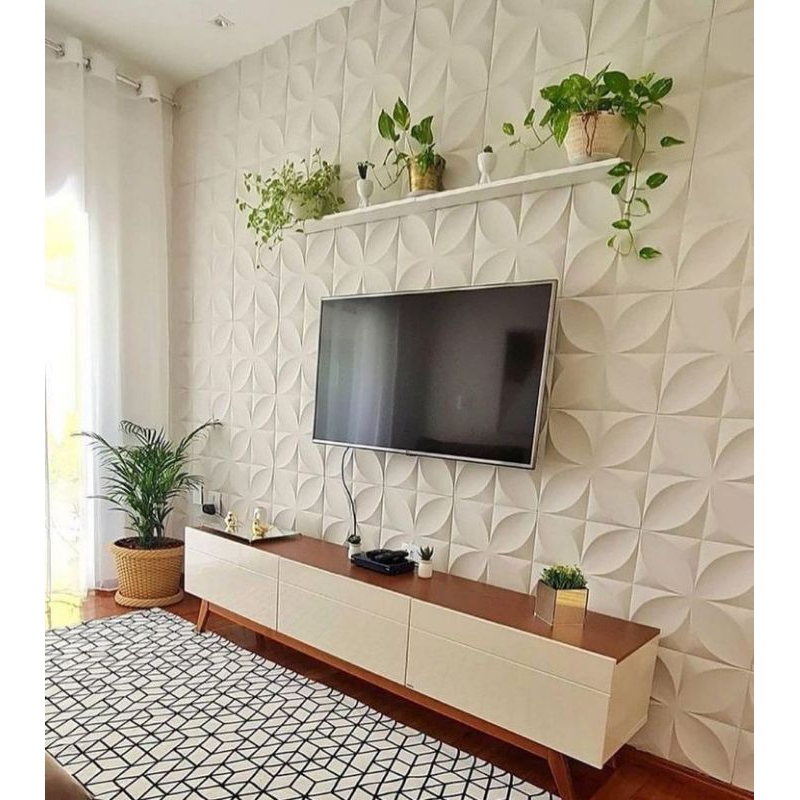 cetakan 3D wall panel ukuran 30cm / wall decor / dinding 3D murah