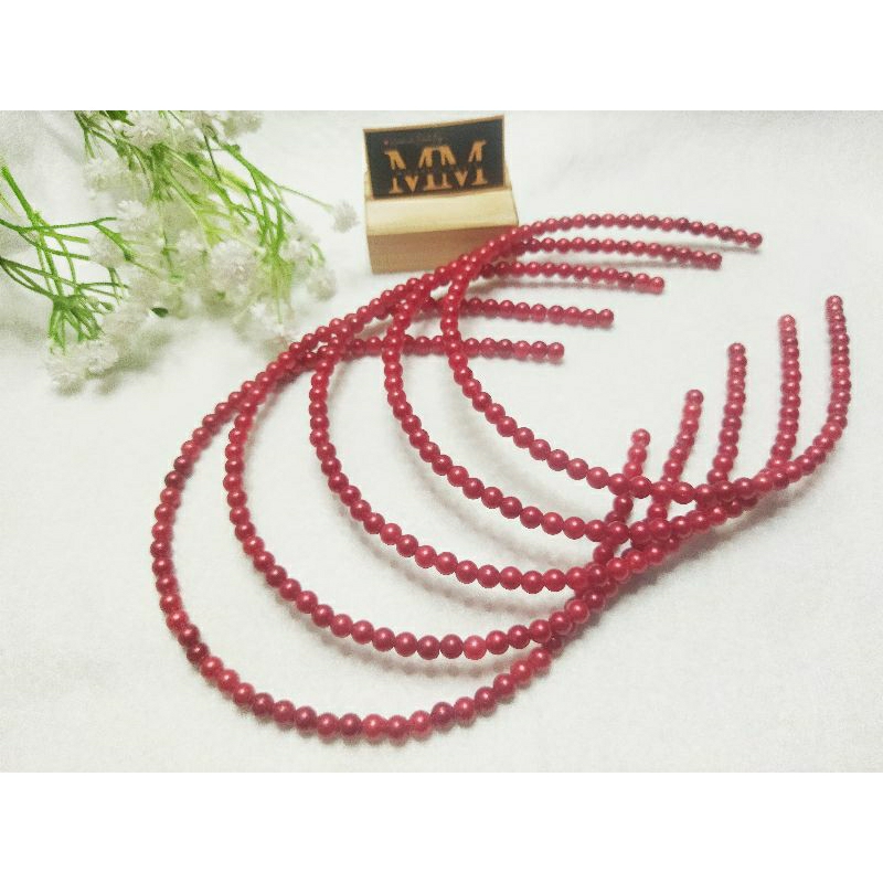 Bando mutiara merah putih Bando korea