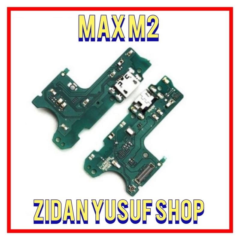 BOARD PAPAN KONEKTOR CONEKTOR CHARGER ASUS ZENFONE MAX M2 / ZB633KL PLUG IN MIC ORIGINAL